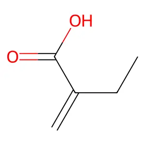 2-Ethylacrylic acid structure