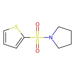 1-(2-thienylsulfonyl)pyrrolidine structure