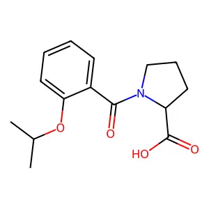 1-(2-Isopropoxybenzoyl)proline structure