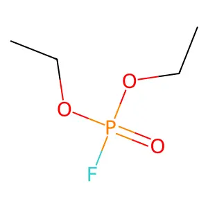Diethyl fluorophosphate structure