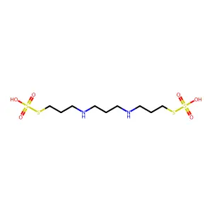 1,3-bis(3-sulfosulfanylpropylamino)propane structure