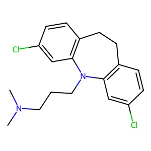 Dichlorimipramine structure