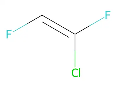 1-Chloro-1,2-difluoroethylene structure