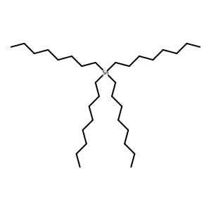 Tetraoctyltin structure