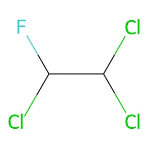 1,1,2-TRICHLORO-2-FLUOROETHANE structure