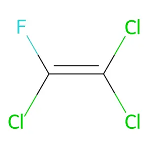 Trichlorofluoroethylene structure