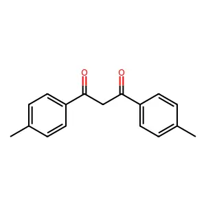 1,3-bis(4-methylphenyl)propane-1,3-dione structure