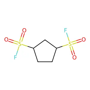 1,3-Cyclopentanedisulfonyl difluoride structure