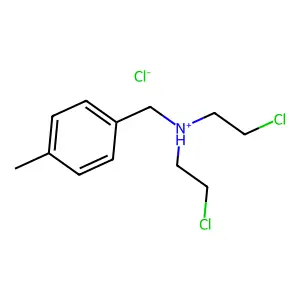 p-Methyl-di-(2-chloroethyl)-benzylamine hydrochloride structure
