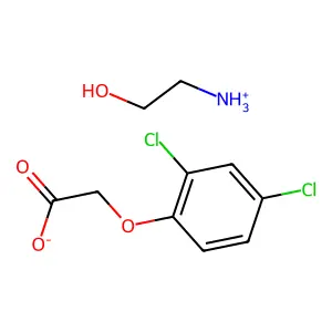 (2-Hydroxyethyl)ammonium (o,p-dichlorophenoxy)acetate structure