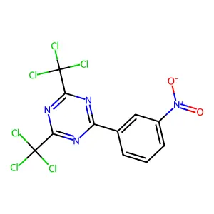Compound C11H4Cl6N4O2 structure