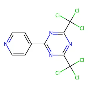 Compound C10H4Cl6N4 structure