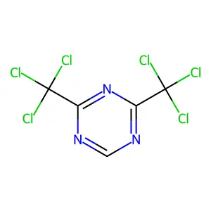 Compound C5HCl6N3 structure