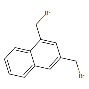 1,3-bis(bromomethyl)naphthalene structure