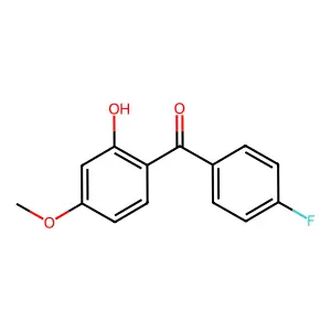 (4-fluorophenyl)-(2-hydroxy-4-methoxyphenyl)methanone structure