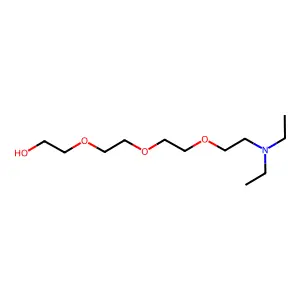 11-diethylamino-3,6,9-trioxa-undecan-1-ol structure