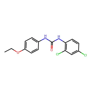 1-(2,4-dichlorophenyl)-3-(4-ethoxyphenyl)urea structure