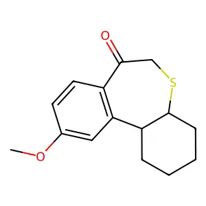 10-methoxy-1,2,3,4,4a,11b-hexahydrobenzo[d][1]benzothiepin-7-one structure