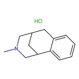 11-methyl-11-azatricyclo[7.3.1.02,7]trideca-2,4,6-triene;hydrochloride structure