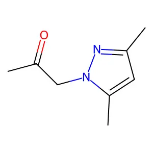 1-(3,5-dimethylpyrazol-1-yl)propan-2-one structure
