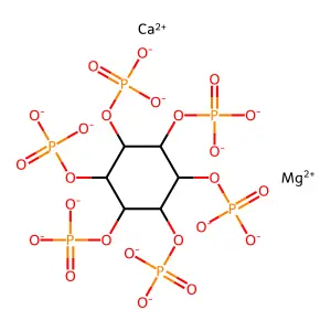 myo-Inositol, 1,2,3,4,5,6-hexakis(dihydrogen phosphate), calcium magnesium salt (1:?:?) structure