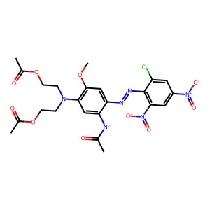 C.I. Disperse Blue 79 (Cl/methoxy) structure