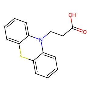 10H-Phenothiazine-10-propanoic acid structure