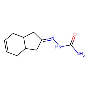 (1,3,3a,4,7,7a-hexahydroinden-2-ylideneamino)urea structure