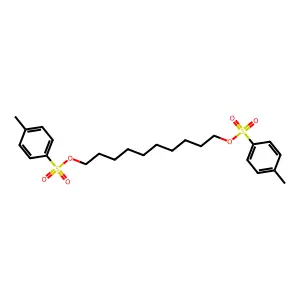 10-(4-methylphenyl)sulfonyloxydecyl 4-methylbenzenesulfonate structure