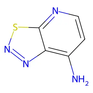 [1,2,3]thiadiazolo[5,4-b]pyridin-7-amine structure