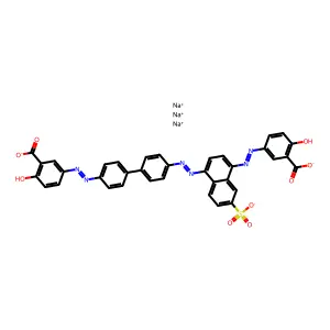 C.I. Direct Brown 101, trisodium salt structure