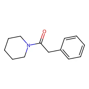 1-(Phenylacetyl)piperidine structure