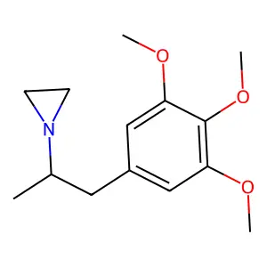 1-(1-(3,4,5-Trimethoxyphenyl)-2-propyl)aziridine structure