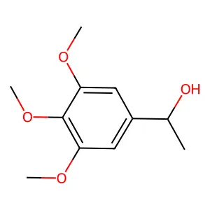 1-(3,4,5-trimethoxyphenyl)ethanol structure