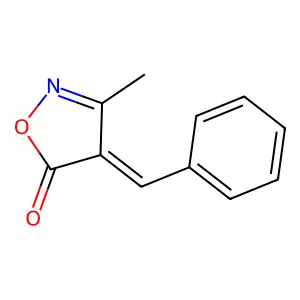(4Z)-4-Benzylidene-3-methylisoxazol-5(4H)-one structure