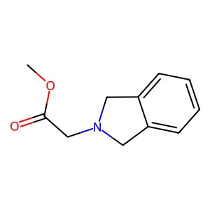 1,3-Dihydro-2H-isoindole-2-acetic acid methyl ester structure