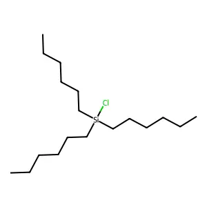 Chlorotrihexylsilane structure