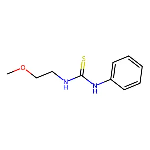 1-(2-methoxyethyl)-3-phenylthiourea structure