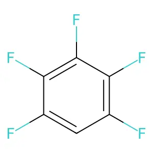 PENTAFLUOROBENZENE structure
