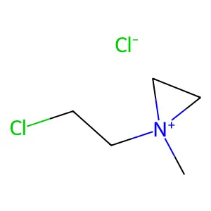1-(2-Chloroethyl)-1-methylaziridinium chloride structure