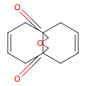 12-oxatricyclo[4.4.3.01,6]trideca-3,8-diene-11,13-dione structure
