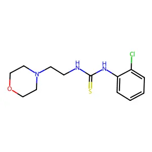 1-(2-chlorophenyl)-3-[2-(morpholin-4-yl)ethyl]thiourea structure