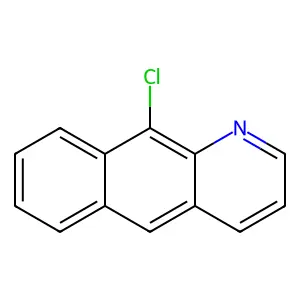 10-chlorobenzo[g]quinoline structure