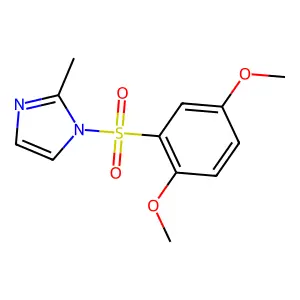 1-(2,5-dimethoxyphenyl)sulfonyl-2-methylimidazole structure