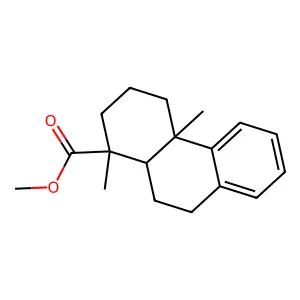 methyl (1S,4aS)-1,4a-dimethyl-2,3,4,9,10,10a-hexahydrophenanthrene-1-carboxylate structure