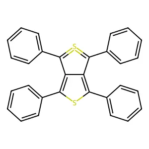 1,3,4,6-tetraphenylthieno[3,4-c]thiophene structure