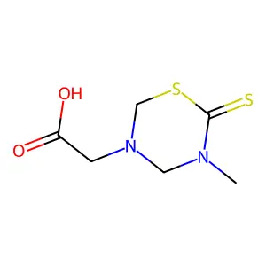 Compound C6H10N2O2S2 structure