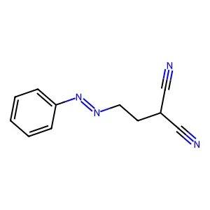 Ethyl(phenylazo)malononitrile structure