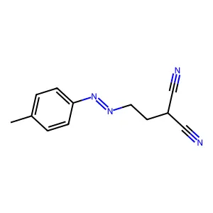 Ethyl(p-tolylazo)malononitrile structure
