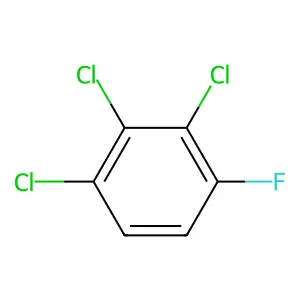 1,2,3-trichloro-4-fluorobenzene structure